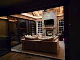 Interior view of cabin from kitchen