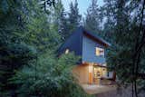Exterior, Shed RoofLine, Cabin Building Type, Metal Roof Material, Wood Siding Material, and Metal Siding Material Tuwanek Forest Retreat  Photo 1 of 12 in Tuwanek Forest Retreat by Sharif Senbel