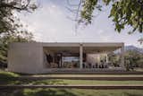 The platforms articulate a natural pathway into the house 