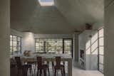The skylight offers greater illumination to the interior