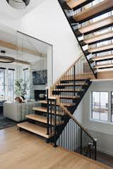 Staircase, Wood Tread, Metal Railing, and Wood Railing  Photo 1 of 25 in London Calling by Amy Storm & Company