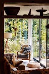 The extension looks out over the wildflower garden 