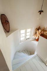 The original spiral staircase restored