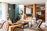 A new extension connects a bright yet cosy living space to the kitchen