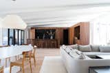 Kitchen Kitchen / Living .  Folding doors on the left.  Photo 1 of 19 in Doman Residence by Julie D