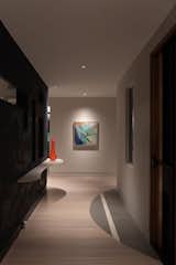 Interior Entry with the continuation of the Fibonacci tile from the exterior courtyard.