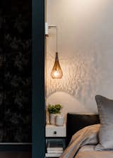 Primary Bedroom reading pendant and shadow display