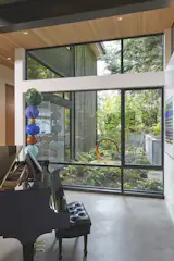 View into pocket garden 