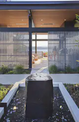 View looking through patio