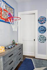 Boys room featuring art from Arlette Tebele Kassin and Corey Paige