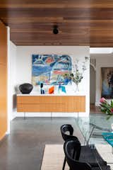 Kitchen, Concrete Floor, Ceiling Lighting, Engineered Quartz Counter, and Wood Cabinet View of the kitchen  Photo 2 of 21 in The Balmoral Beach House by Queen Mab Design Studio