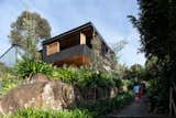 Exterior, Metal Roof Material, House Building Type, Flat RoofLine, and Wood Siding Material A view of the North  East Corner  Photo 13 of 21 in The Balmoral Beach House by Queen Mab Design Studio