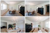 Large formal dining room with seating for the whole family