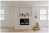 Living room fireplace