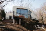 Two story windows, stucco exterior, ipe deck