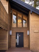 Entrance, Exterior, AFTER. Hardware & house numbers by Rejuvenation 