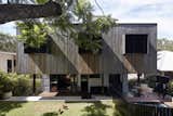 contexture pty ltd 'Our Resilient House' rear elevation (with chooks)