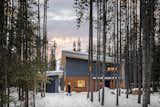 Exterior, Shed RoofLine, House Building Type, Metal Siding Material, Metal Roof Material, Cabin Building Type, and Boathouse Building Type  Photo 5 of 7 in Innsjø Hus by Kimberley Offord