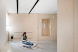 Bedroom, Dresser, Porcelain Tile Floor, and Wall Lighting  Photo 13 of 23 in BEYOME Lavapiés by Enorme Studio