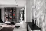 Living Room, Sofa, and Bookcase  Photo 8 of 34 in Shui on Lake Ville V by Superorganism Architects by DW