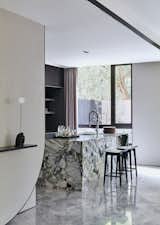 Kitchen and Marble Counter  Photo 12 of 34 in Shui on Lake Ville V by Superorganism Architects by DW