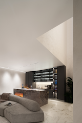 Living Room, Sofa, and Recessed Lighting  Photo 19 of 26 in Xirui Chunqiu Apartment by Wang Rui by DW