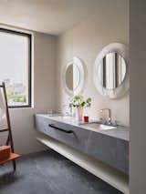 Bath Room, Drop In Sink, and Marble Counter  Photo 16 of 21 in Lake Tai Villa by Zhang Haihua by DW
