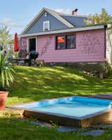 an outdoor small pool near hudson, ny