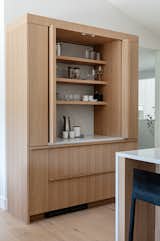 Hidden Storage and fridge drawers