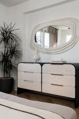 Modern Dresser & Wall Mirror with Clean, Sculptural Lines