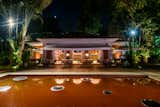The bam'bo͞o bar 箂 at Casacor Rio 2022 - The bar at night with the pool and Corcovado mountain on the background  Search “김포마사지 【bam345.com】 유유조아 괜히 김포키스방 서면립카페 성남op 하남립카페 성남가라오케 구리셔츠룸”