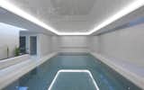 Swimming pool in wellness area in basement