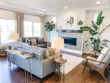 The couple's living room, that is often rented for Commercial video and photo shoots. 