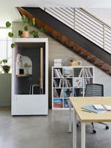We needed to find a creative and effective "Zoom Room" in a very compact floor plan and discovered this ingenious solution from ROOM.