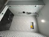 Shower, also with tile by Kelly Wearstler.