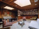 The original Living Room was transformed into the long-time owner's library.