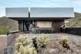 Outdoor, Large Patio, Porch, Deck, Side Yard, and Trees  Photo 15 of 20 in Hidden Valley Desert House by Matt Kowalewski