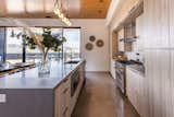 Fully-stocked kitchen with new appliances 