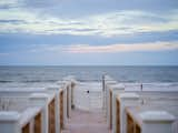 Walkway to the beach from the home