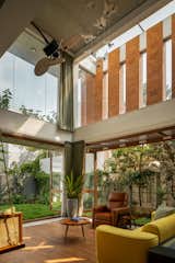 “A Sense of Pavilion” for double height Living space connects to Greenery inside out !