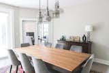 Beautiful dining room with lots of natural light highlighting all the details that make up the space