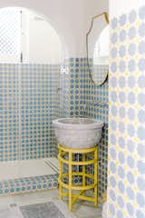 Bath Room Bathroom  Photo 2 of 57 in Statement Tiles by Dwell from From Roman Ruin To Family Home