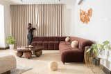 Living Room, Sofa, Ceiling Lighting, Marble Floor, and Coffee Tables  Photo 2 of 19 in Serendipity by AVG Architecture En Interiors