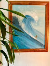 This Vintage 1970s Oil Painting, sourced via @homesteez in nearby Escondido, is such a quintessential piece for San Diego. While I can’t (yet) surf, I love how this painting greets guests and nods to a classic surf shack.  Photo 6 of 6 in The Bungalow on Thorn by Jessica Haslam