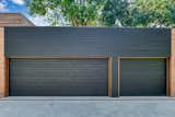 Garage and Attached Garage Room Type Thermory Ignite Cladding  Photo 15 of 18 in Shou Sugi Ban Garage Doors by Doorvana Garage Doors