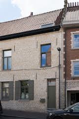 Exterior, House Building Type, Tile Roof Material, Gable RoofLine, and Stone Siding Material Historic facade in an historical centre of a small town in Belgium   Photo 11 of 11 in The P-M EXTENSION by Jelle Vans photography