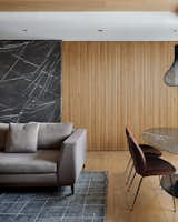 Living Room, Chair, Lamps, Sofa, Medium Hardwood Floor, Ceiling Lighting, Pendant Lighting, and Rug Floor  Photo 9 of 15 in BG APARTMENT by ASHO MX