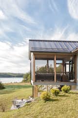 Screened porch and walk-in basement view