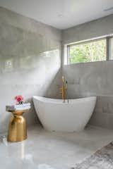 Primary bathroom soaking tub