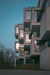 Exterior, Apartment Building Type, Metal Siding Material, Concrete Siding Material, and Flat RoofLine  Photo 2 of 5 in POLE Architekci - Potocka Apartments by Wiktoria Baryś